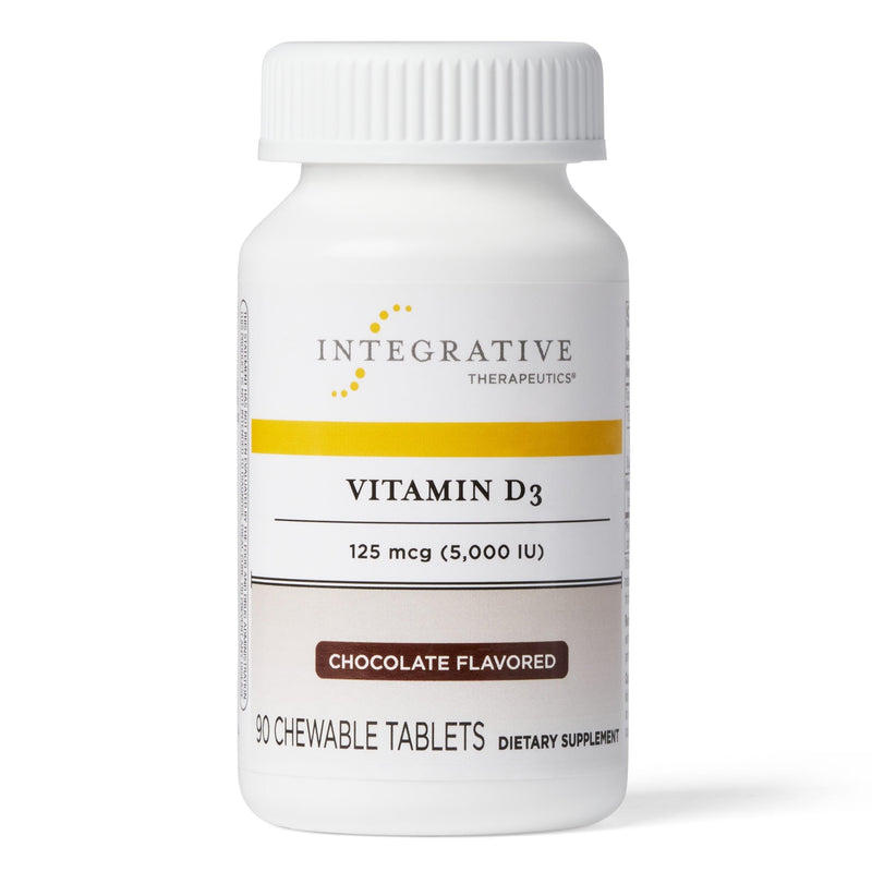 Integrative Therapeutics Bundle with Buffered Vitamin C 1,000 mg, 60 Capsules & Vitamin D3 125 mcg, 90 Chewables - Buffered Vitamin C for Antioxidant Support* - Vitamin D3 to Support Health*