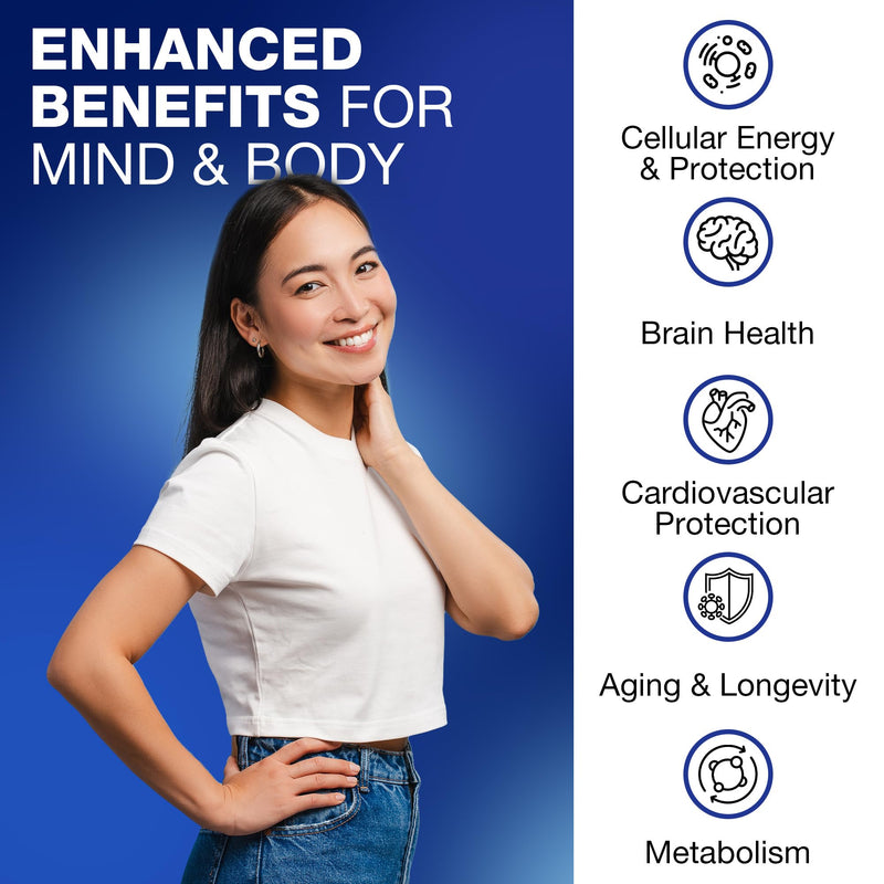 Nutrivein NAD+ Resveratrol Supplement 1200 mg - 60 Capsules, 30 Servings | Synergistic formula for men and women. Supports healthy aging, cognition, metabolism, and overall well-being. Non-GMO. Nad + Resveratrol