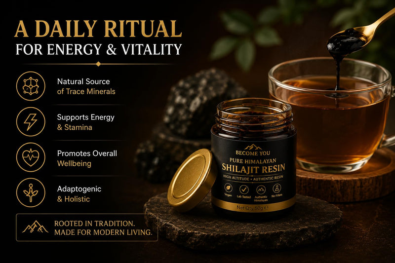 Pure Himalayan Shilajit Resin, 50g, Authentic High Altitude, Lab Tested, Vegan, Heavy Metals Tested, Traditional Mineral Complex, Energy & Vitality Support