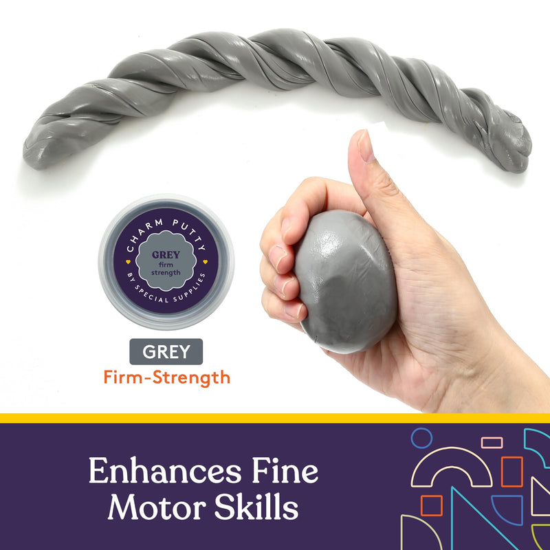 [Australia] - Special Supplies Sensory Therapy Putty for Kids and Adults with Cute Charms, Resistive Hand Exercise Stress Relief Therapy Putty (Construction) Construction 