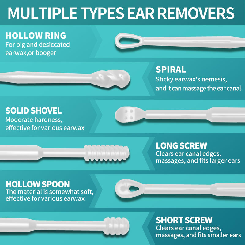 [Australia] - Ear Wax Removal Tool - 18 PCS Reusable Ear Cleaners, Professional-Grade TPE, Effective & Gentle Ear Cleaning Kit, Clogged & Itch Ear Relief - Suitable for All Types of Ears(3 Styles) 18-mixed 