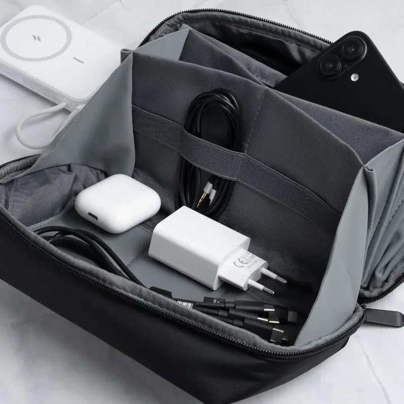 SCAPADE AirCase 9-Compartment Tech Travel Organizer