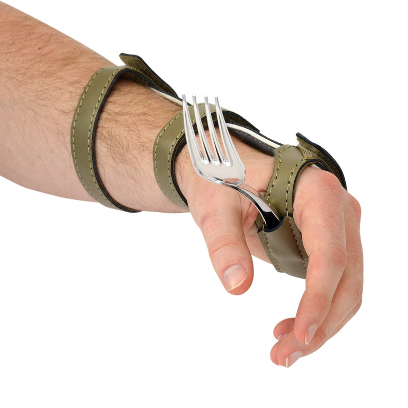 [Australia] - Sammons Preston 33859 Economy Wrist Support with Utensil Holder Pocket for Left Hand, Left Wrists, Large, 3.5' Left Large 