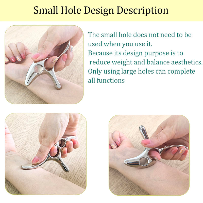 [Australia] - BYYDDIY Gua Sha Trigger Point Massage Tool & Muscle Scraper Tool -Thumb Protector,Deep Tissue Massage,Scraping Massage Tools (Ts) TD 