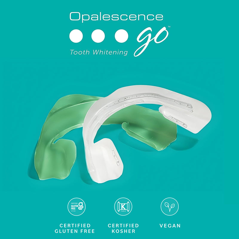 [Australia] - Opalescence Go 10% - Prefilled Teeth Whitening Trays Kit (10 Treatments) - 10% Hydrogen Peroxide - Mint Made by Ultradent Products. Go Teeth Whitening Kit -Mint- GO10-5193-1 
