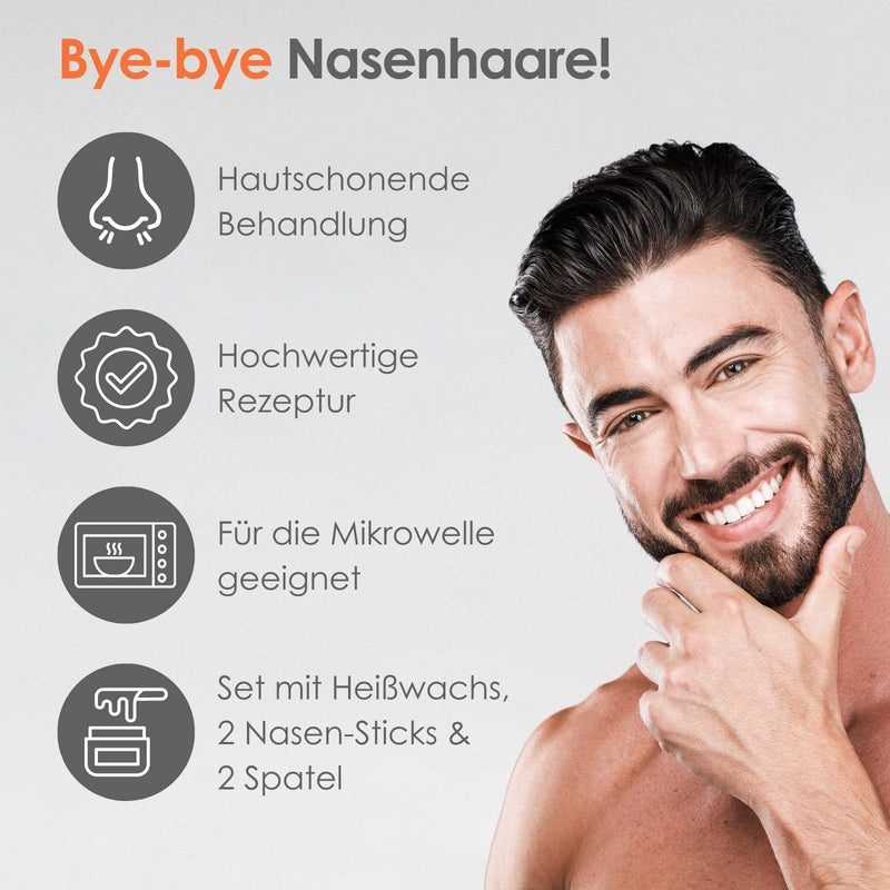 [Australia] - Sunzze Barber Pro hot wax 250g I high-quality beard and nose hair wax with natural ingredients I wax hair removal face for all skin types I intimate & body warm wax for smooth skin 