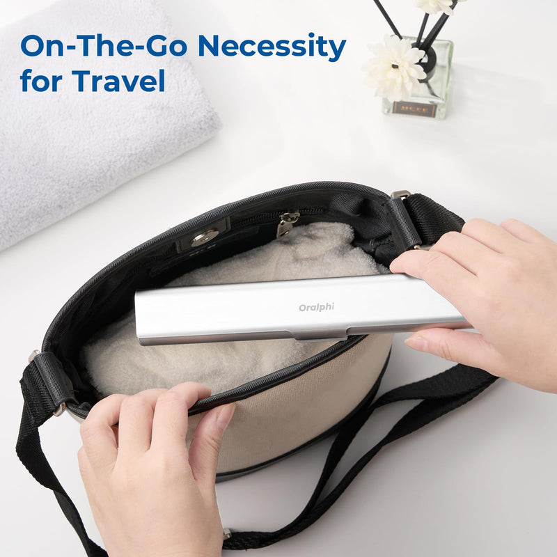 [Australia] - Aluminum Toothbrush Travel Case, Portable Travel Toothbrush Holder, Durable Manual Toothbrush Box Container for Traveling, Bathroom, Camping, Business Trip-1Pack Silver 1 Pack 
