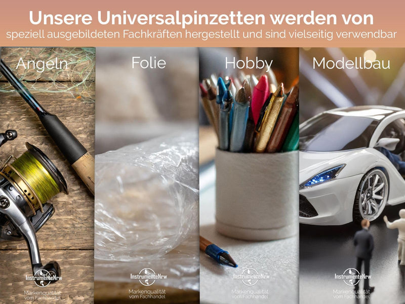 [Australia] - Straight anatomical tweezers 9.0 cm made of professional quality stainless steel 