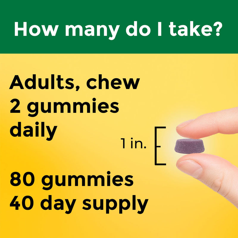 [Australia] - Nature Made Calcium Gummies 500 mg Per Serving with Vitamin D3, Dietary Supplement for Bone Support, 80 Gummies, 40 Day Supply Cherry, Orange, and Strawberry 80 Count (Pack of 1) 