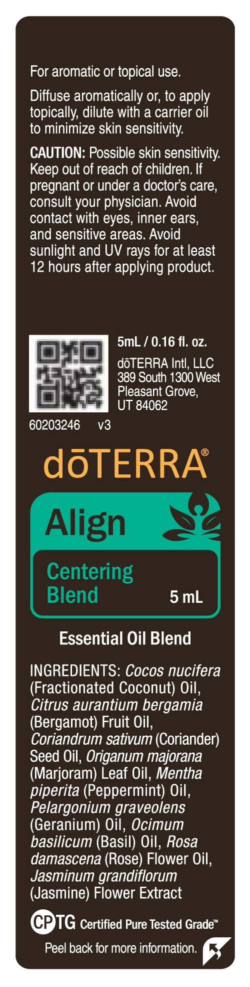 doTERRA Align Oil Centering Blend - 5mL