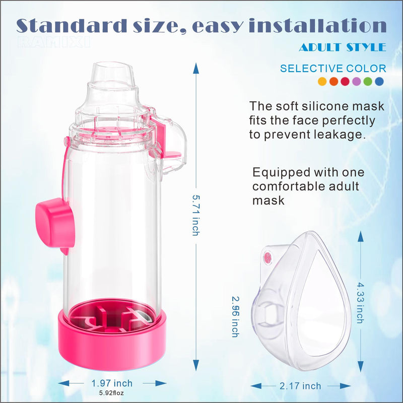 [Australia] - Inhaler Spacer for Adult and Kids NESSI OTC SPACER (Blue/Adult) Blue/Adult 