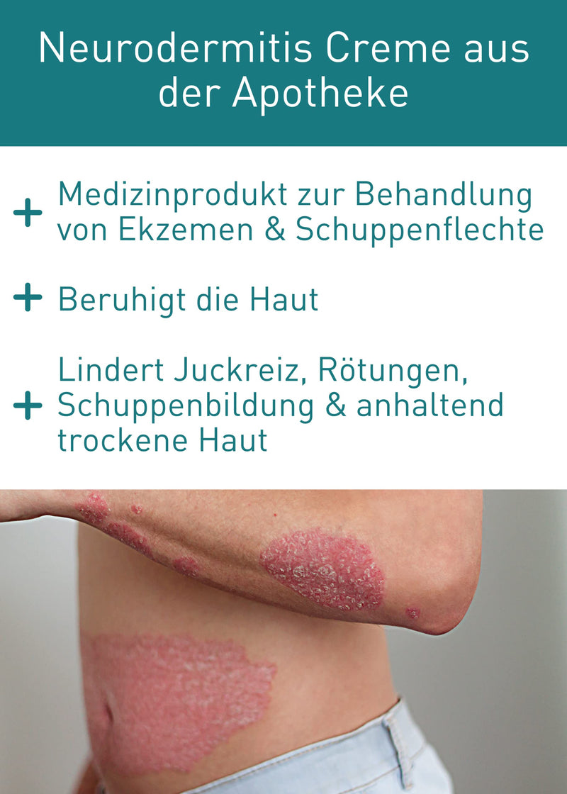 [Australia] - N1 Psoriasis Intensive Cream 50 ml - Eczema & Neurodermatitis Cream - soothes, nourishes, soothes and smoothes red, flaky, inflamed & dry skin 50 ml (pack of 1) 