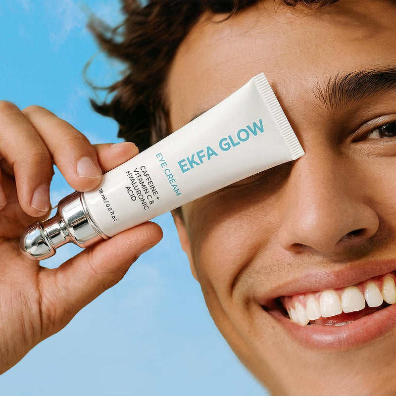 Caffeine Eye Cream for Dark Circles & Puffiness Vitamin C | Hyaluronic Acid, Niacinamide & Vitamin C dark circle & under eye brightener, hydrating formula