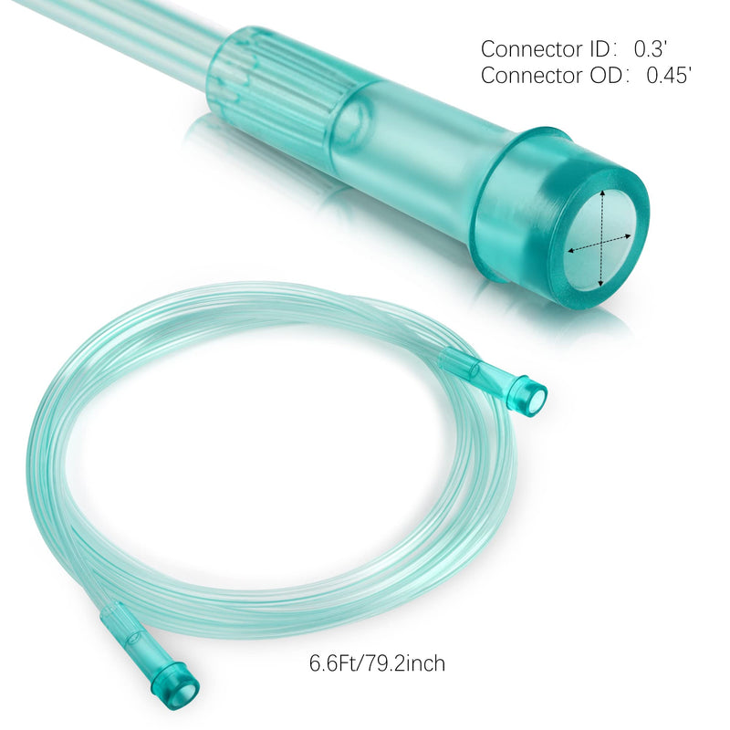 [Australia] - 2 Pack Oxygen Mask for Face Adult with 6.6' Tube & Adjustable Elastic Strap - Size L Size L-2pcs 