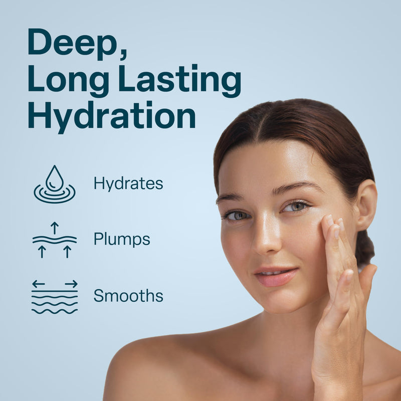 QRxLabs Hyaluronic Acid Serum - Hydration Serum for Face Anti Aging with Vitamin B5 - Face Hydration & Elasticity Boost - Essential Facial Care Formula - 2 Fl Oz, Pack of 1 Hydrolific Serum