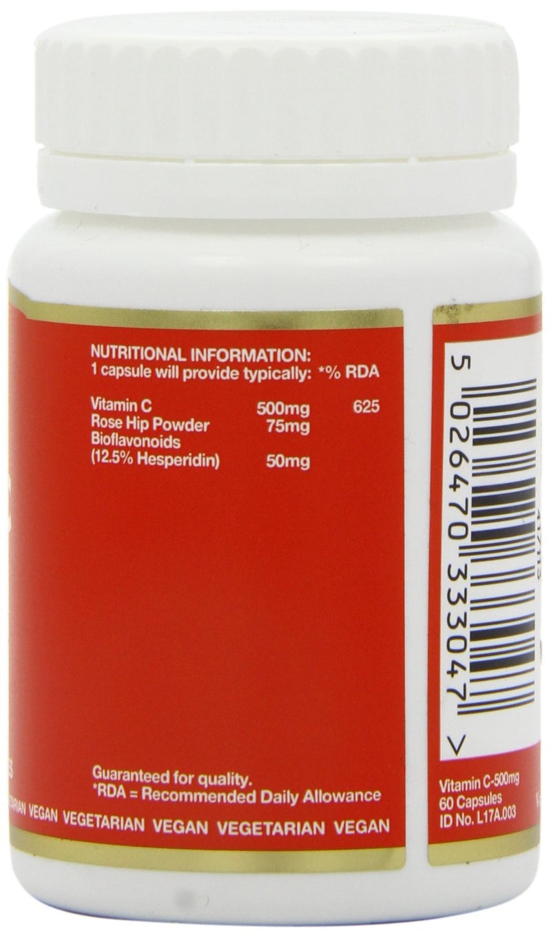 Bio Health 500 mg Bioflavonoid Vitamin C 60 Capsules