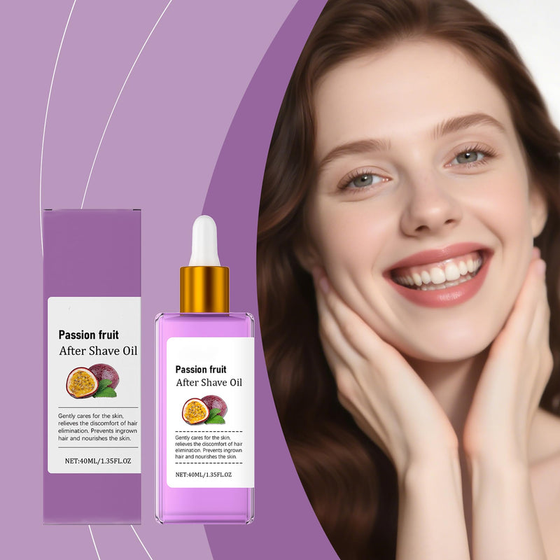 [Australia] - After Shave Oil, Passion Fruit Hair Removal Aftershave Oil for Women | Reduces Hair Removal Irritation, Moisturizes Skin & Relieves Dryness - Mlid & Lightweight & Easily Absorbed - 40ml 