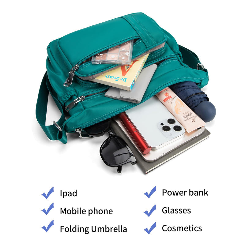 For Spirit Airlines Personal Item Bag Foldable Travel Duffel Bag & Pockets Bag Ladies Crossbody Lightweight Nylon Travel Purses
