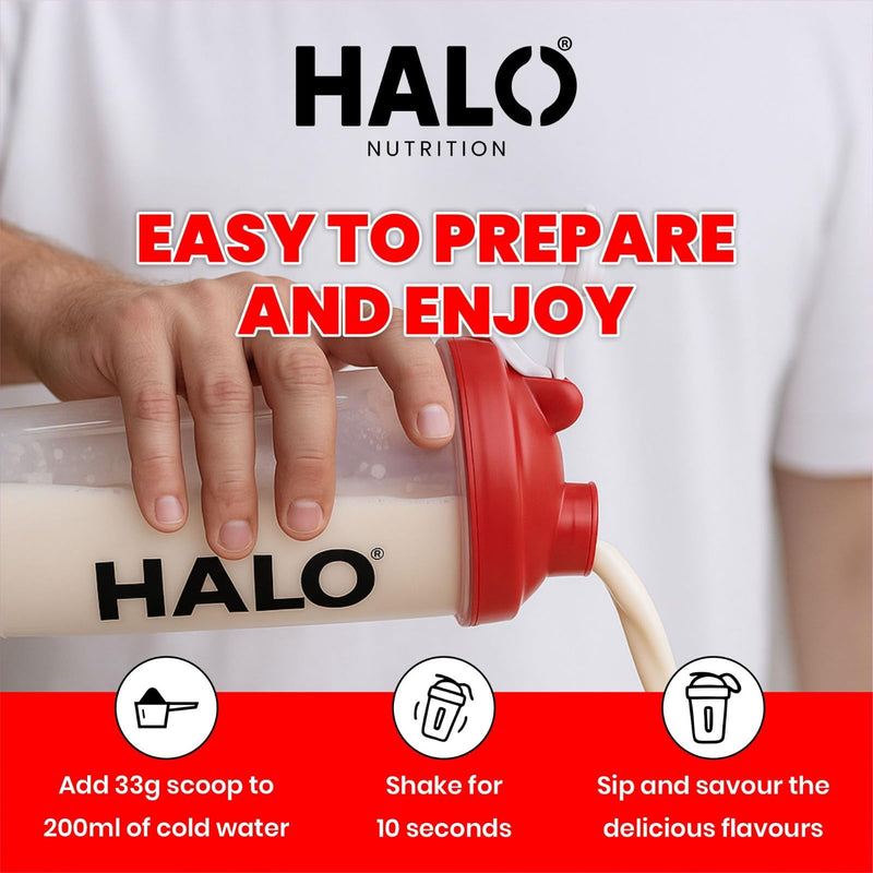 100% Whey Muscle Building and Recovery Protein Powder with Naturally Occurring Glutamine and Amino Acids, High in Protein,Strawberry, 30 Servings, UK Made- Halal