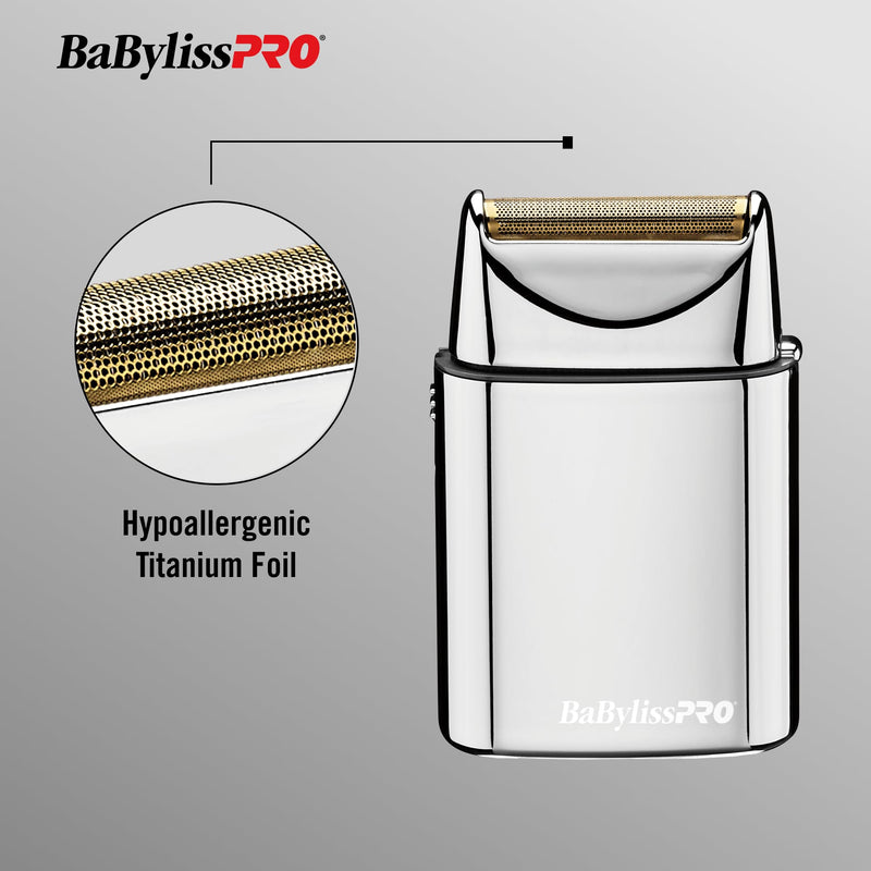 [Australia] - BaBylissPRO Barberology Foil Shaver FXFS1 SILVERFX Professional High-Torque Shaver 