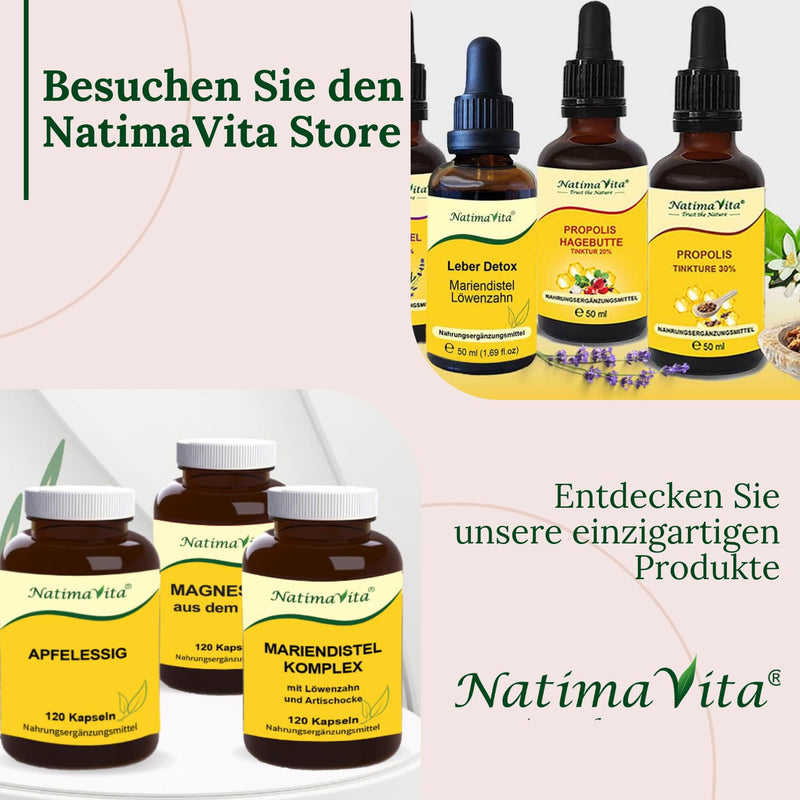 [Australia] - Propolis tincture 30% - 50 ml - Pure high-dose propolis drops - 100% natural - Propolis extract - Practical pipette - Support the immune system - NatimaVita 50 ml (pack of 1) 