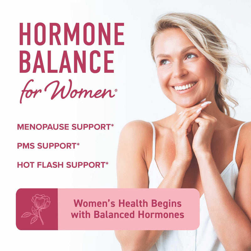 [Australia] - Hormone Balance Liquid Drops | with Black Cohosh, Stinging Nettle, Red Raspberry Leaf, Chasteberry & More | Menopause, Hot Flash, & PMS Relief Menstrual Herbal Support Tincture | Vegan Formula | 2oz 