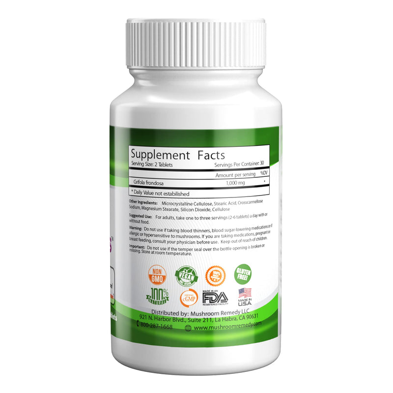 [Australia] - PRO-Liver & Pancreas | Best All-Natural Herbal Supplement for Pancreas & Liver Support, Detox, Clinically Studied Grifola frondosa Mushroom Extract, Vegan, NON-GMO, USA Made, 60 Tablets 