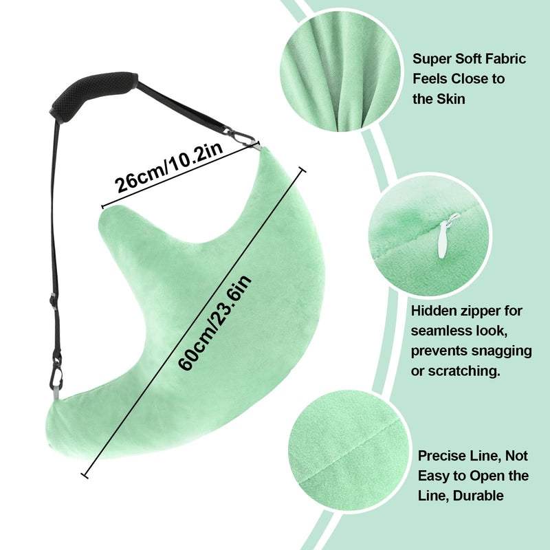 [Australia] - Shoulder Surgery Pillow, Rotator Cuff Pillow for Neck and Shoulder Pain, Post Surgery for Sleeping, Sitting, Ergonomic Cushion with Soft Side Sleeper Support Green 