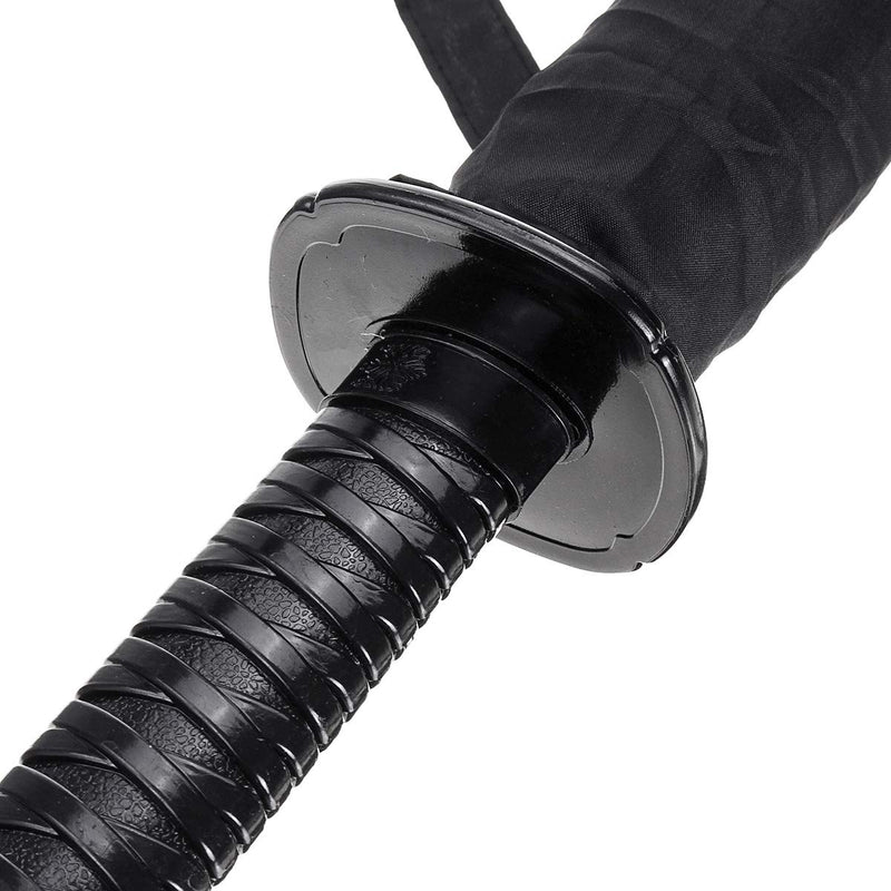 Samurai Umbrella Creative Semi-Automatic Katana,Gifts For Cosplay Decoration. Windproof Outdoor Umbrella.Sun Protection Umbrella Black. 16 Bone