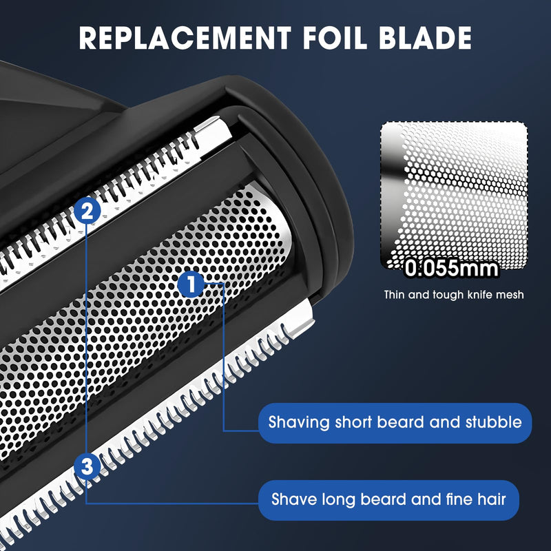 [Australia] - Replacement Foil Blade for Manscaped The Lawn Mower Electric 5.0 Ultra Trimmer - Groin/Body Hair Shaver Head, 2-Count 