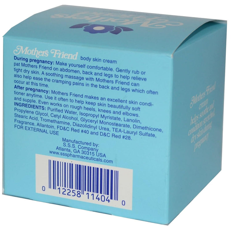 [Australia] - 1 Pack of Mothers Friend Body and Skin Cream, for Stretched Tight and Dry Skin of Pregnancy 