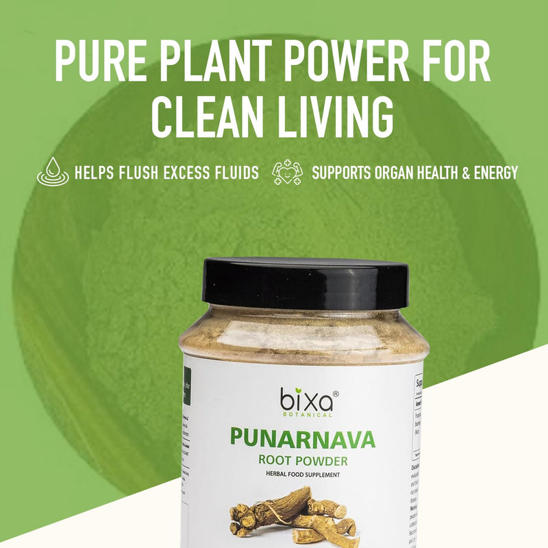 [Australia] - bixa BOTANICAL Punarnava Powder, Boerhavia Diffusa ‚Äì Supports Kidney Detox and Liver Health ‚Äì Steam Treated, Vegan, Non-GMO, 100% Pure Ayurvedic Herbal Supplement, 16 Oz 16 Ounce (Pack of 1) 