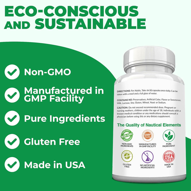[Australia] - Spirulina Capsules 3000mg - 40 Servings Of Organic Spirulina Capsules - Rich in Protein, Antioxidants & Vitamins - 240 Organic Spirulina Powder Capsules - Supports Immune & Cardiovascular Health 240 Count (Pack of 1) 