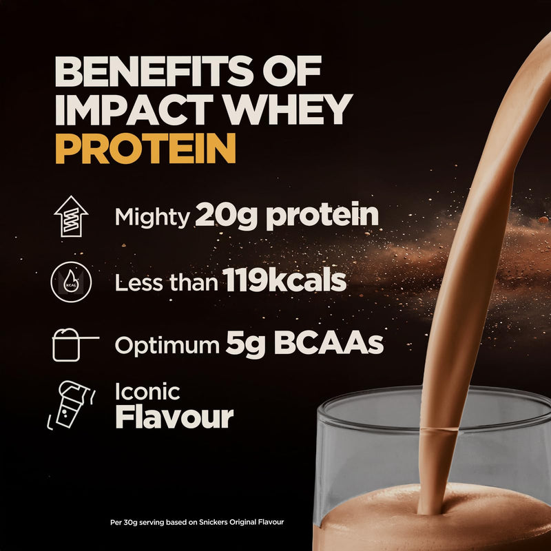 Myprotein Impact Whey Protein, Snickers Original, 500g