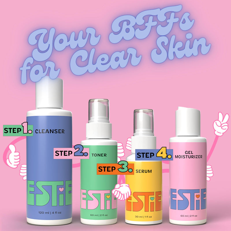 InstaNatural BESTIES Gel Moisturizer: Gentle Skincare for Teens | Moisturizing Face Cream, Vitamin C, Hyaluronic Acid, and Niacinamide, for Hydration & Even Skintone, Simple Skincare for Kids Fresh Citrus Step 4: Moisturizer