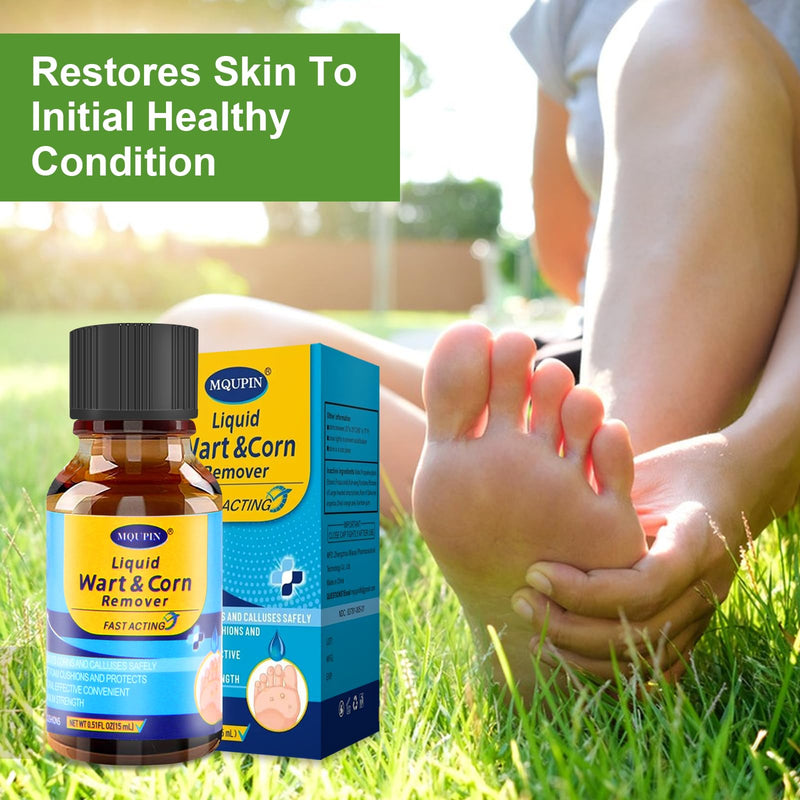 [Australia] - MQFORU Corn Remover, Corn Removers for Toes, Callus Remover for Fast-Acting Foot Care - Plantar and Common Callus Remover 15ML (0.51 oz 15 pcs Pads) 