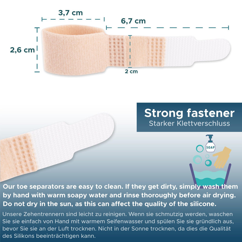 [Australia] - HALUTO 10 pieces hammer toe correction toe bandage - hammer toe correction toe stretcher, splint toes, fingers, callus toes, hammer toe pads, hallux band, toe splint 10 pieces 