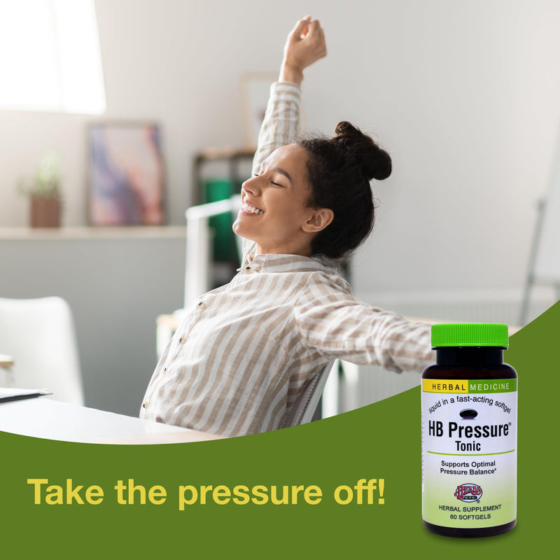 [Australia] - Herbs Etc. HB Pressure Tonic - Healthy Blood Circulation Support Supplement - Aid Cardiovascular Health - Herbal Supplement for Natural Energy Support - Gluten-Free - 60 Softgels (60 Servings) 