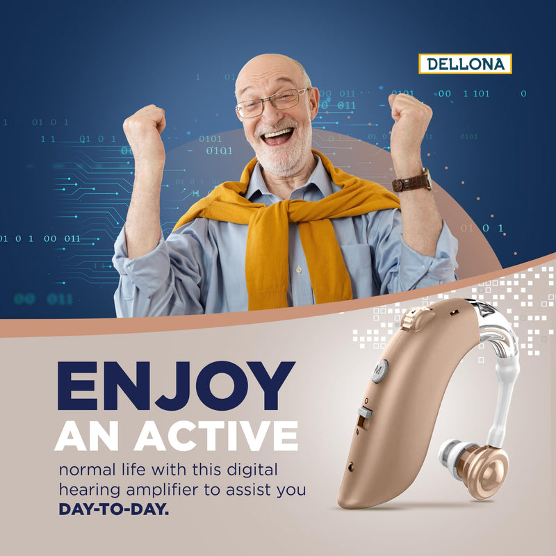 [Australia] - High-Performance Hearing Amplifiers for Seniors Severe Hearing Loss, (Pair) Rechargeable Hearing Amplifiers , Comfort Design Hearing Aid, Hearing Amplifiers for Seniors Rechargeable with Noise Cancelling, PSAP Hearing Amplifier to Aid and Assist Hearin... 