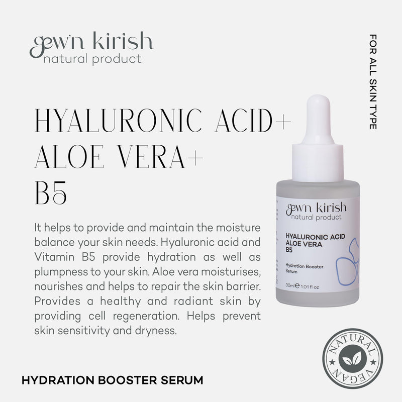 Hyaluronic Acid + Aloe Vera + Vitamin B5 / Hyaluronic Acid + Aloe Vera + Vitamin B5