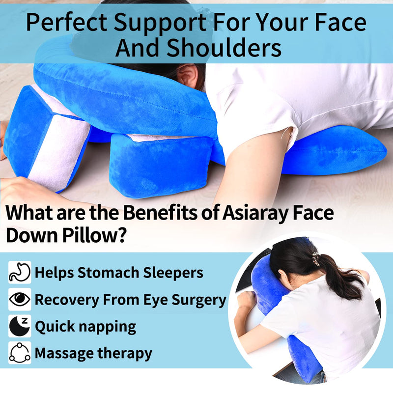 [Australia] - Face Down Pillow After Eye Surgery, Breathe Easy Retinal Detachment Pillow, Vitrectomy Macular Hole Recovery Equipment for Post Eye Surgery Recovery 