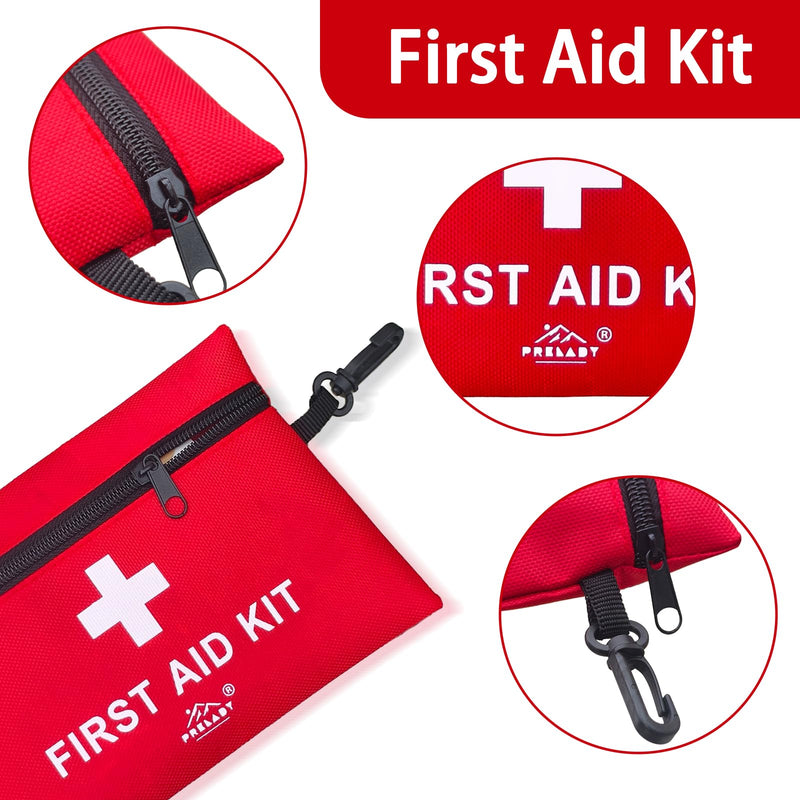 [Australia] - 152 Piece Small First Aid Kit, Travel Size First Aid Kit TSA Approved, International Travel Essentials, Hiking Med Kit for Backpack 