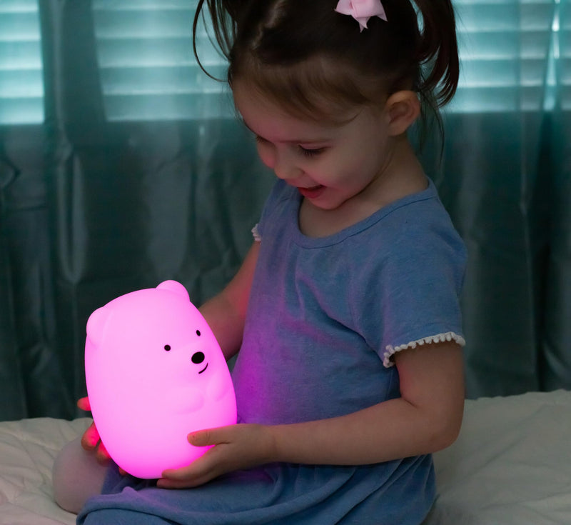 [Australia] - Lumipets, Night Light Kids, Kids Lamp, Kids Night Light, Baby Night Light, Toddler Night Light, Cute Night Light, Bear Night Light for Girls, Nightlight for Kids Room, Rechargeable Battery Junior Bear 