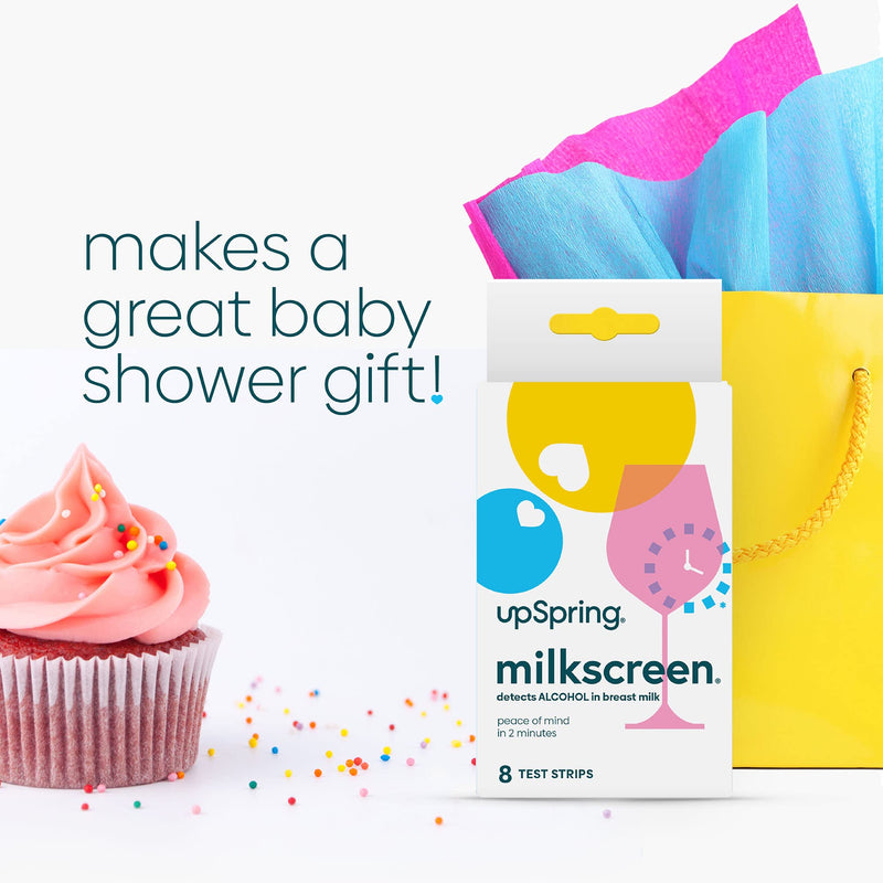 [Australia] - Upspring Milkscreen Test Strips to Detect Alcohol in Breast Milk - at-Home Test for Breastfeeding Moms, Simple Breast Milk Alcohol Dip Test with Accurate Results in 2 Minutes, 30 Test Strips… 