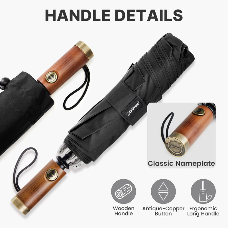 G4Free 62 Inch + 54 Inch Large Reverse Windproof Umbrella,Double Canopy with Automatic Open Close
