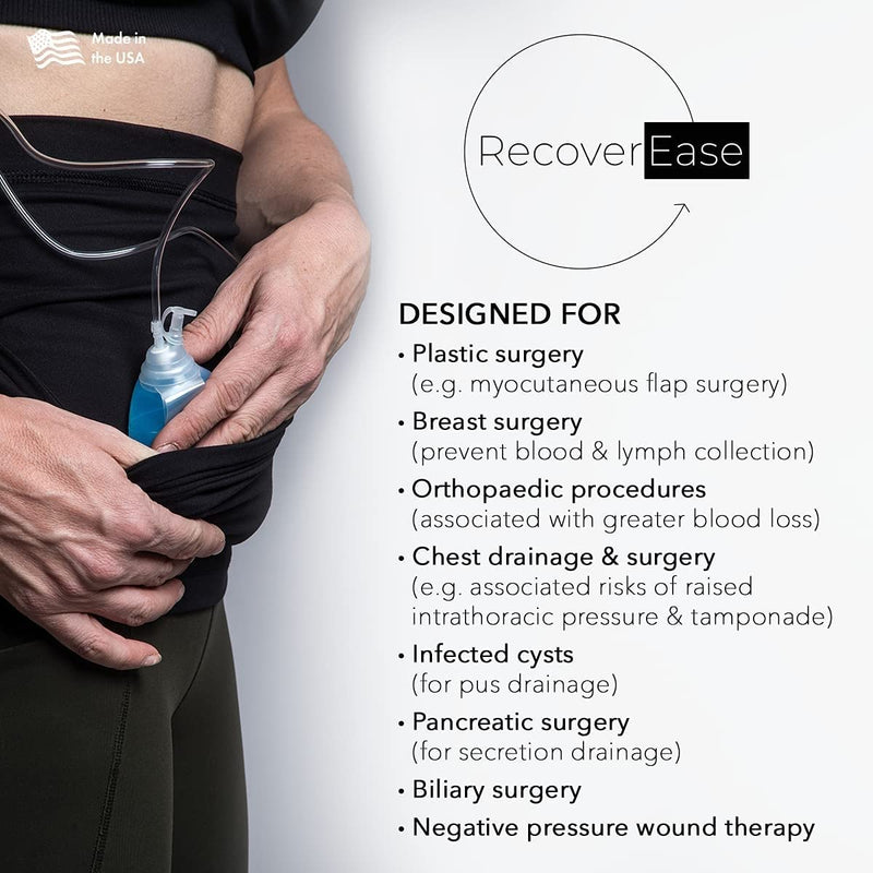[Australia] - Mastectomy Drain Pouch for Breast Cancer Treatment & Recovery Supplies - Essential Post Surgery Must Haves & Recovery Gift - Comfortable Drain Holder Belt (Petite 0-12) Petite 0-12 