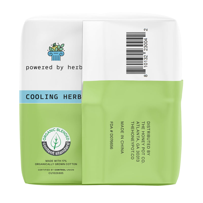 [Australia] - The Honey Pot Company - Herbal Panty Liners for Women - Long Panty Liners - Infused w/Essential Oils for Cooling Effect & Organic Cotton Cover - Feminine Care - FSA & HSA Eligible - 30 ct Long Liners 