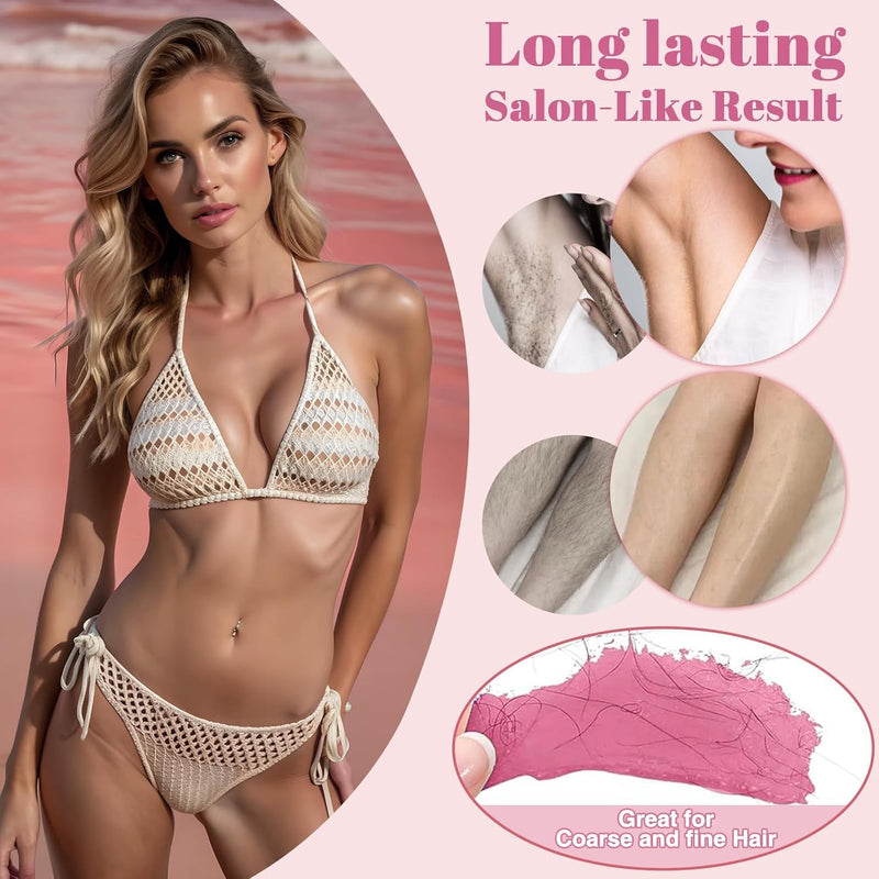 [Australia] - iFanzeTech Wax Machine Waxing Set Women: Wax Hair Removal - Wax Warmer Wax Device for Hair Removal with 5 Packs of Waxing Beads, Wax Machine Hot Wax Device Set for Home Salon 