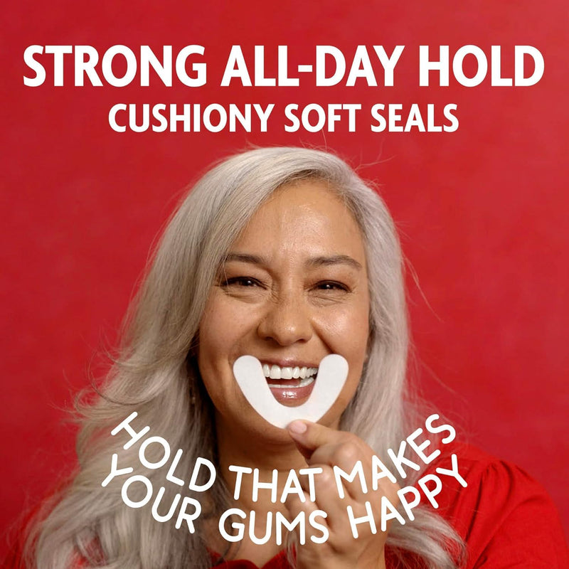 Sea-Bond Secure Denture Adhesive Seals, Original Uppers, Zinc-Free, All-Day-Hold, Mess-Free, 30 Count (Pack of 4) 30 Count (Pack of 4)