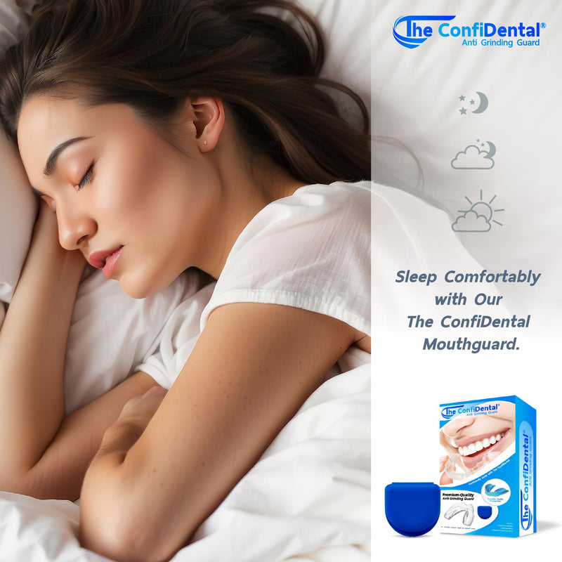 [Australia] - The ConfiDental Mouth Guard for Teeth Grinding and Clenching - Moldable Dental Nightguard Protection for Mild to Heavy Teeth Grinders at Night - 5-Pack (3 Regular, 2 Heavy-Duty) Blue Box (5 Pcs) - V.1 Model A (3 pcs) + Model C (2 pcs) – V.1 